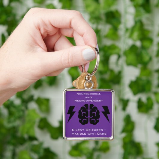 神経学的および神経発散性 キーホルダー (手)