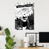 神経学的にあなたの(黒と白)ポスター ポスター (ホームオフィス)