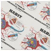 神経学的実行型枠の習慣を持つ ファブリック (クローズアップ)