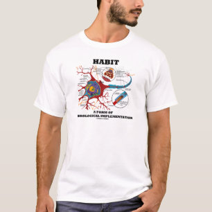 神経学的実行型枠の習慣を持つ Tシャツ