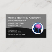 神経学神経科医アポイントメント名刺 名刺 (正面)