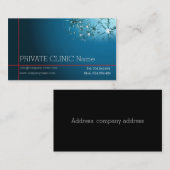 神経学者の私用医院の医者救急処置カード 名刺 (正面/裏面)