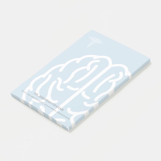 神経学者|の精神科医のパーソナライズな名前 ポストイット (アングル)