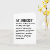 神経学者 カード (黄色い花)