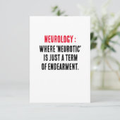 神経学: 「神経症」は単なるendeの用語である サンキューカード (スタンド正面)