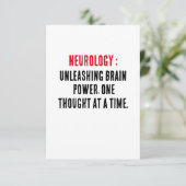 神経学：脳の力を解き放考えつ、 サンキューカード (スタンド正面)