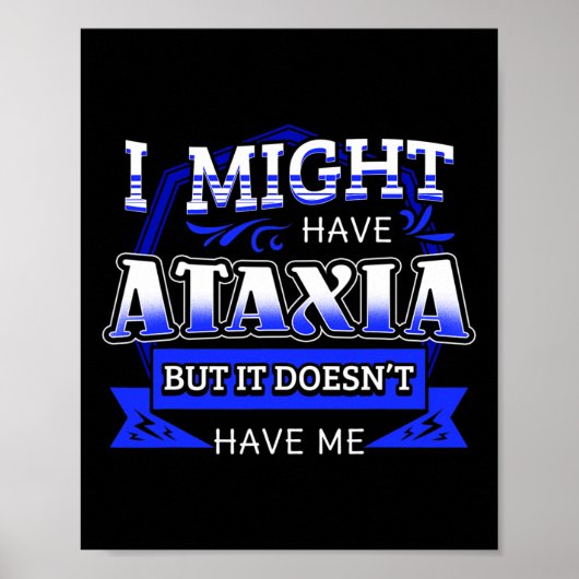 神経性失調性半運動失調ブルーリボンNe ポスター (正面)