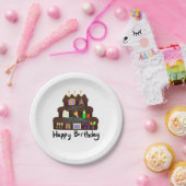 神経性誕生日ニューラルネットワーク ペーパープレート (パーティー)