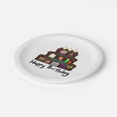 神経性誕生日ニューラルネットワーク ペーパープレート (アングル)