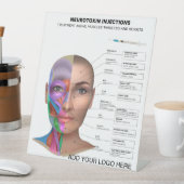 神経毒素注射点 台座サイン (インサイチュ)