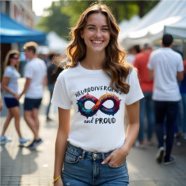 神経発散性と誇りを持った自閉症の認識 Tシャツ