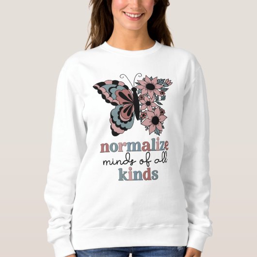 神経発散性パーソナライズされた先生の贈り物 スウェットシャツ (正面)