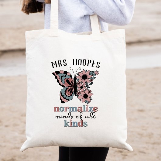 神経発散性パーソナライズされた先生の贈り物 トートバッグ