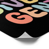 神経発散性自閉症意識受容 ポスター (角)