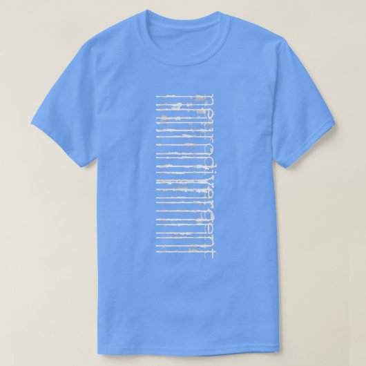 神経発散性違うと正常 Tシャツ (デザイン正面)