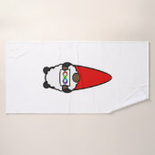 神経発散性Raと可愛いアフリカ系アメリカ人格言 バスタオル (バスタオル)