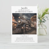 神経発散自閉症の誕生日パーティーの招待 招待状 (スタンド正面)