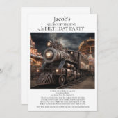 神経発散自閉症の誕生日パーティーの招待 招待状 (正面/裏面)