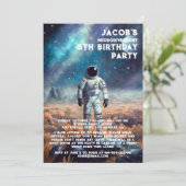 神経発散自閉症の誕生日パーティーの招待 招待状 (スタンド正面)