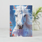 神経発散自閉症の誕生日パーティーの招待 招待状 (スタンド正面)