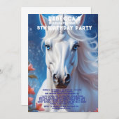 神経発散自閉症の誕生日パーティーの招待 招待状 (正面/裏面)