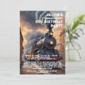 神経発散自閉症の誕生日パーティーの招待 招待状 (スタンド正面)