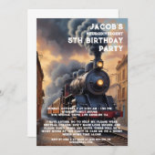 神経発散自閉症の誕生日パーティーの招待 招待状 (正面/裏面)