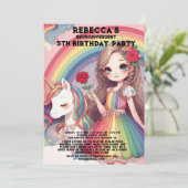 神経発散自閉症の誕生日パーティーの招待 招待状 (スタンド正面)