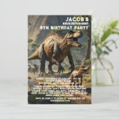 神経発散自閉症の誕生日パーティーの招待 招待状 (スタンド正面)