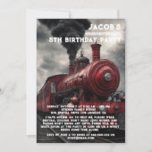 神経発散自閉症の誕生日パーティーの招待 招待状 (正面)