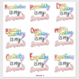 神経発散超大国 シール