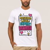 神経発達障害者のプライドギフト 大人向け 日常着用 Tシャツ (正面)