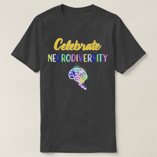 神経祝多様性 Tシャツ (デザイン正面)