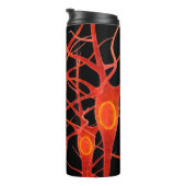 神経神経神経、3d、解剖学、軸索、生体、生物学、ビオロ タンブラー (回転右)