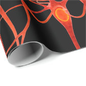 神経神経神経、3d、解剖学、軸索、生体、生物学、ビオロ ラッピングペーパー (ロールコーナー)