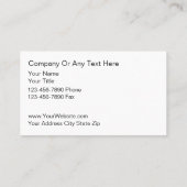 神経科医の名刺 名刺 (裏面)