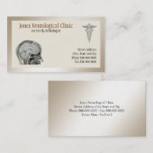 神経科医の名刺 名刺 (正面/裏面)