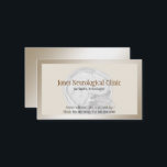 神経科医の名刺 名刺<br><div class="desc">脳のMRIスキャンを示す名刺。これは、神経科医、または神経学的またはラボのテストおよびイメージング業務の任意の1によって使用できる</div>