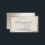 神経科医の名刺 名刺<br><div class="desc">脳のMRIスキャンを示す名刺。これは、神経科医、または神経学的またはラボのテストおよびイメージング業務の任意の1によって使用できる</div>