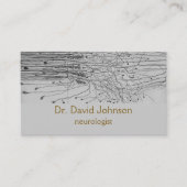 神経科医の解剖学神経スケッチグレイ医師 名刺 (正面)