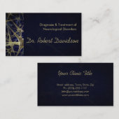 神経科医の診断とトリートメント名刺 名刺 (正面/裏面)