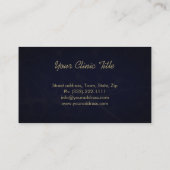 神経科医の診断とトリートメント名刺 名刺 (裏面)