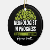 神経科医の進歩お待ち下さい今後の神経疾患 セラミックオーナメント (左)