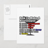 神経科医を作る方法 ポストカード (正面/裏面)