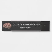 神経科医ニューロロジーオフィスのドアシンボルや象徴標識 サインプレート (正面)