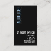 神経科医モダン医 名刺 (裏面)