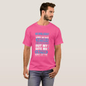 神経科医Bite Me Button Works神経学ナースA Tシャツ (正面フル)