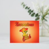 神経科学の女#5 ポストカード (スタンド正面)