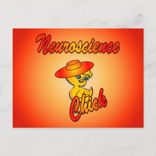 神経科学の女#5 ポストカード (正面)