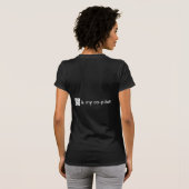 神経科学ポスター Tシャツ (裏面フル)